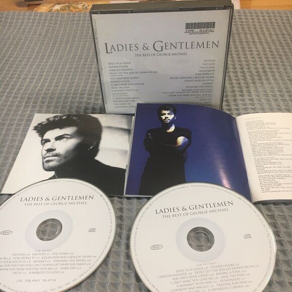 George Michael CD Ladies & Gentleman The Best of George Michael Photo Lyrics - Picture 8 of 13